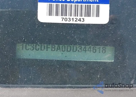 2013 Dodge Dart Sxt z USA, uszkodzony, nr VIN 1C3CDFBA0DD344618